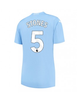 Billige Manchester City John Stones #5 Hjemmedrakt Dame 2023-24 Kortermet